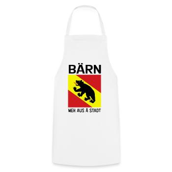 Bern - Kochschürze - Weiß - Vorne - AI Model Male 185 dark (185cm)