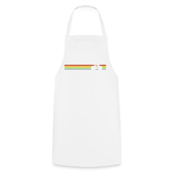 Bike vintage - Cooking Apron - white - Front - AI Model Male 185 dark (185cm)