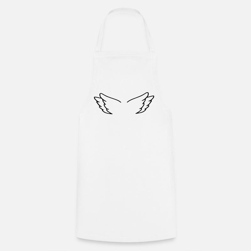 Angel Wings - Cooking Apron - white