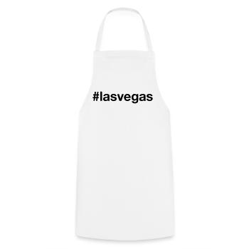 LAS VEGAS Hashtag Nevada États-Unis - Tablier de cuisine - blanc - Devant - AI Model Male 185 dark (185cm)