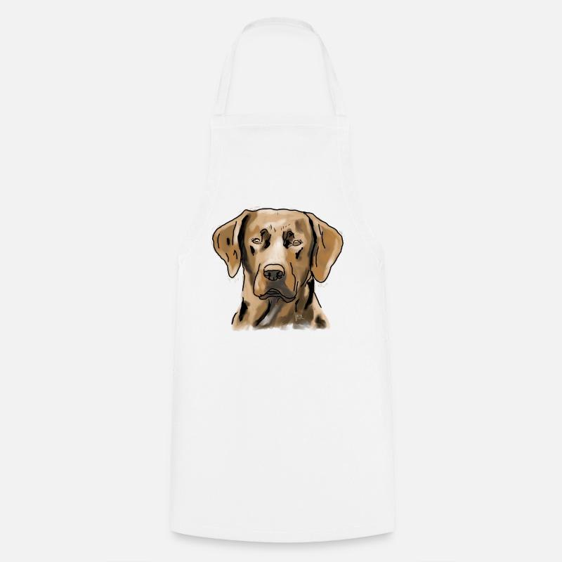 Labrador - Cooking Apron - white