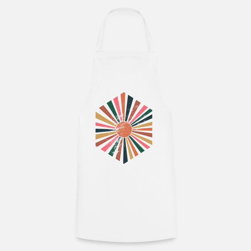 Boho - Kochschürze - Weiß