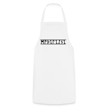 Madeleine - Cooking Apron - white - Front - AI Model Male 185 dark (185cm)