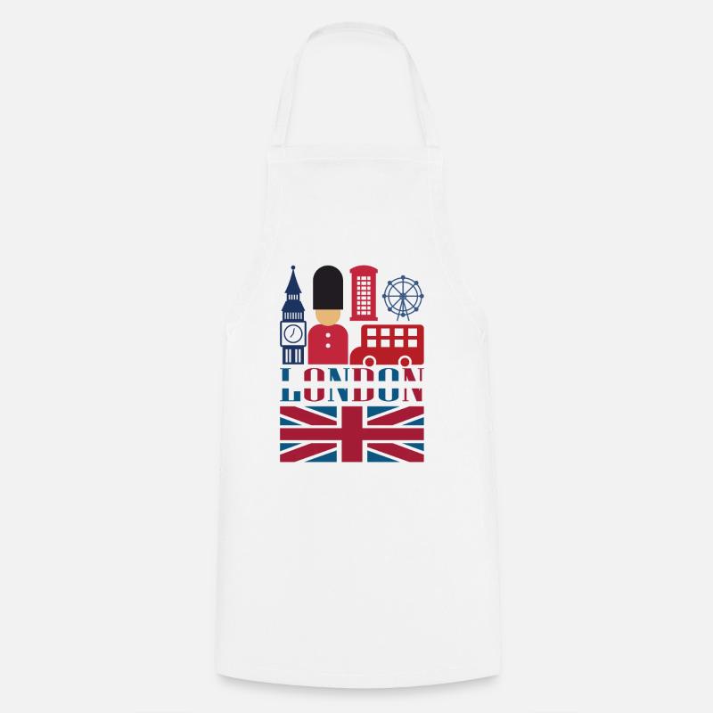 London - Cooking Apron - white