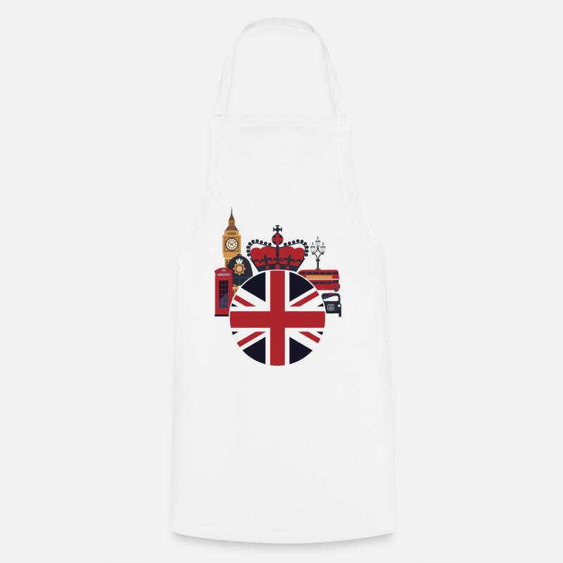 London - Cooking Apron - white