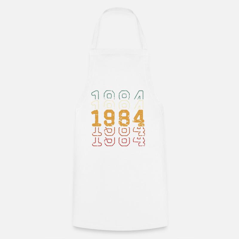 1984 - Tablier de cuisine - blanc