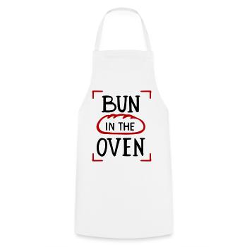 Rôti Tube Bun Four Enceinte Enceinte Enceinte - Tablier de cuisine - blanc - Devant - AI Model Male 185 dark (185cm)