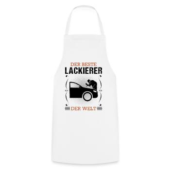 Fahrzeuglackierer Beruf Lackierer Geschenk - Kochschürze - Weiß - Vorne - AI Model Male 185 dark (185cm)
