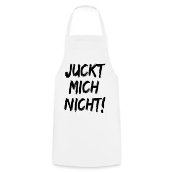 Juckt mich nicht Scheiss Egal - Kochschürze - Weiß - Vorne - AI Model Male 185 dark (185cm)