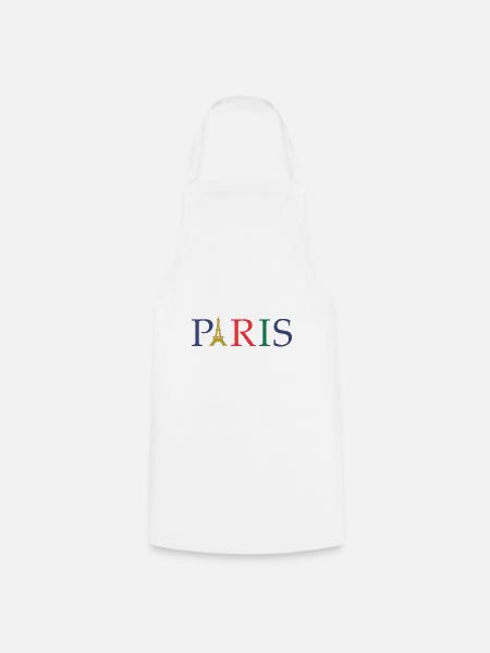 Paris - Kochschürze - Weiß