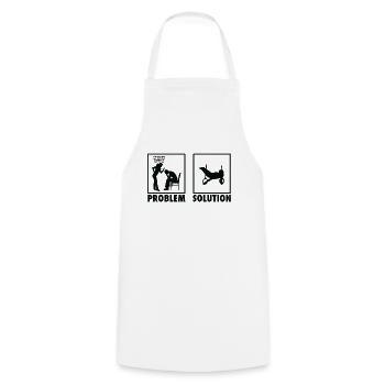 Still Rings Gymnastics Gymnast Statement Problem - Cooking Apron - white - Front - AI Model Male 185 dark (185cm)