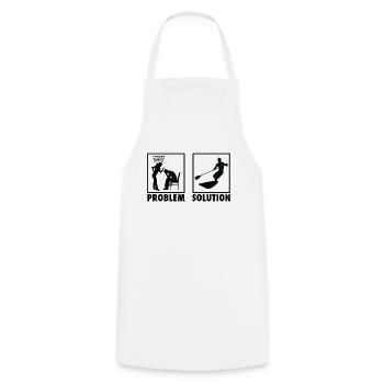 Stand Up Paddle SUP Paddling Statement Problem - Cooking Apron - white - Front - AI Model Male 185 dark (185cm)