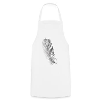Bounce - Cooking Apron - white - Front - AI Model Male 185 dark (185cm)