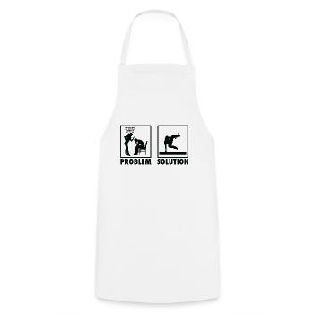 Parkour Parkour Practitioners Traceurs Statement - Cooking Apron - white - Front - AI Model Male 185 dark (185cm)