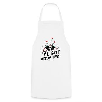 Jeu de fléchettes Dartboard Darts Darts Darts Player - Tablier de cuisine - blanc - Devant - AI Model Male 185 dark (185cm)