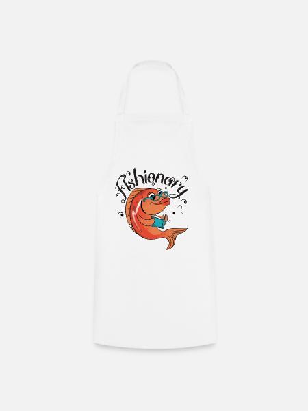 Fischerei - Kochschürze - Weiß
