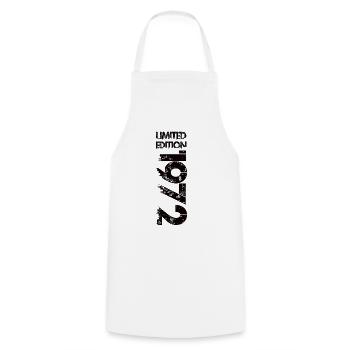 Édition limitée 1972 - Tablier de cuisine - blanc - Devant - AI Model Male 185 dark (185cm)