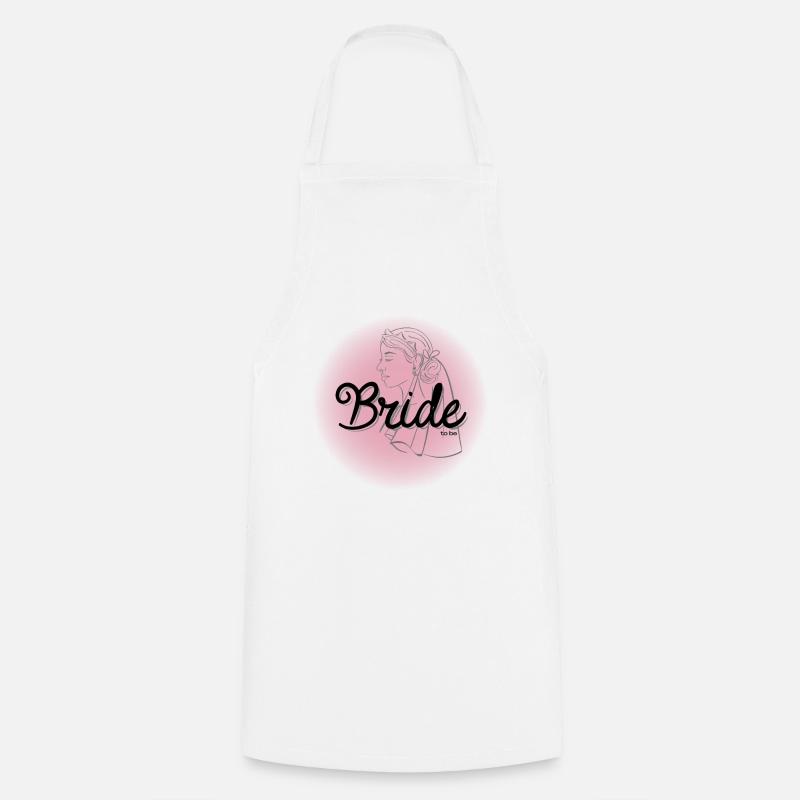 Bride to be - Cooking Apron - white