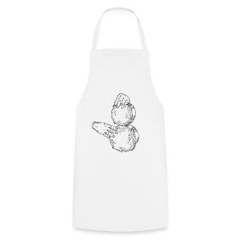 musical instrument - Cooking Apron - white - Front - AI Model Male 185 dark (185cm)