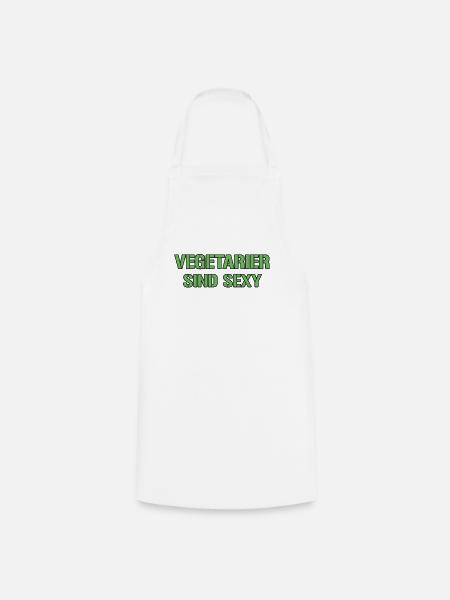 Vegetarier Spruch - Kochschürze - Weiß