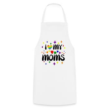 J’aime la fierté de ma mère - Tablier de cuisine - blanc - Devant - AI Model Male 185 dark (185cm)
