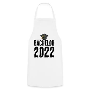 Baccalauréat 2022 - Tablier de cuisine - blanc - Devant - AI Model Male 185 dark (185cm)