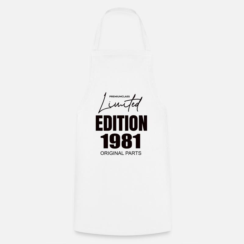 Limited Edition 1981 - Kochschürze - Weiß
