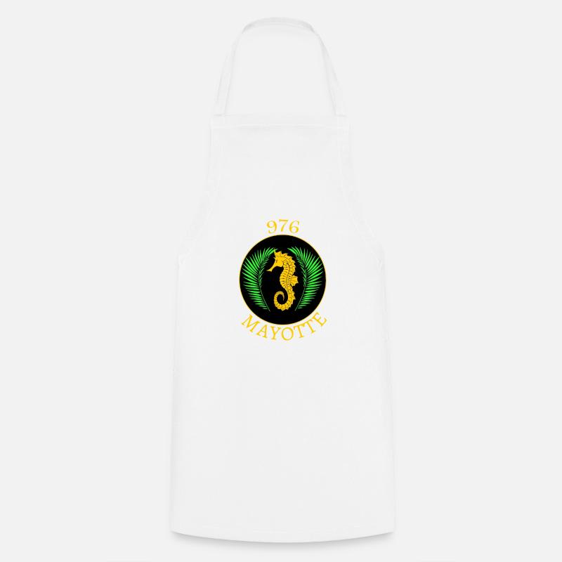 Mayotte - Tablier de cuisine - blanc