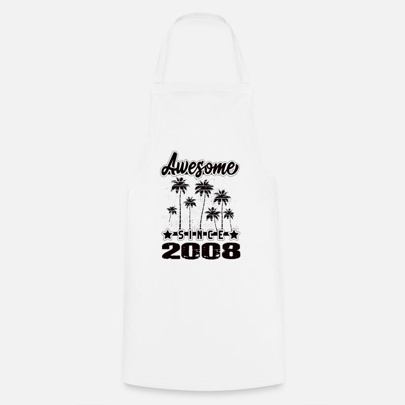 Génial depuis 2008 - Tablier de cuisine - blanc