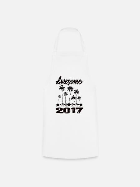 Awesome Since 2017 - Kochschürze - Weiß