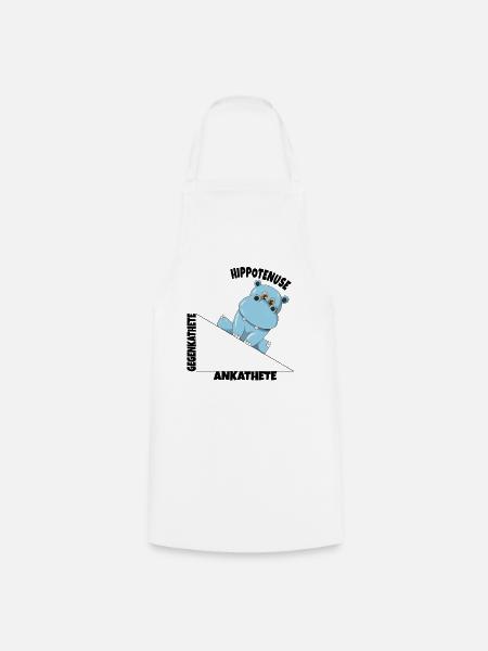 Math Hippotenuse Fonction angulaire Hypoténuse Hippone - Tablier de cuisine - blanc