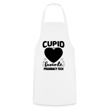 Technicien en pharmacie Technicien en pharmacie Idée cadeau - Tablier de cuisine - blanc - Devant - AI Model Male 185 dark (185cm)