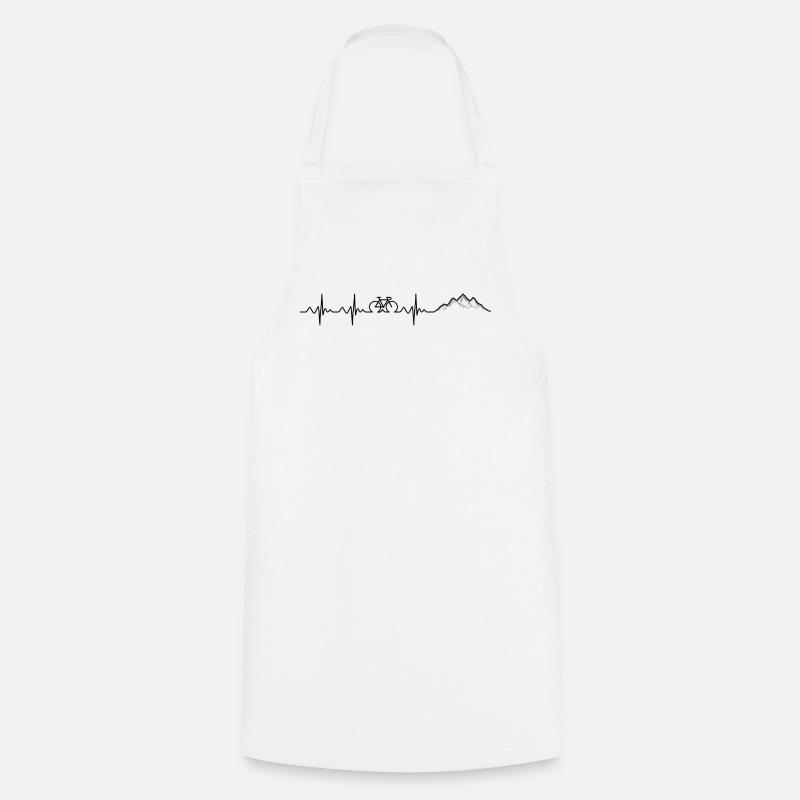 Heartbeat VTT - Tablier de cuisine - blanc