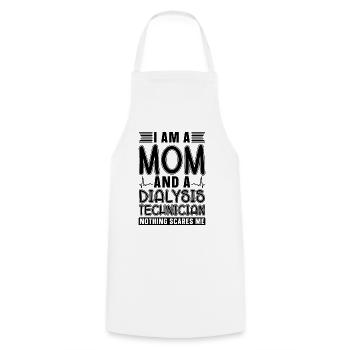 Technicien en dialyse Dialyse Néphrologie Idée cadeau - Tablier de cuisine - blanc - Devant - AI Model Male 185 dark (185cm)