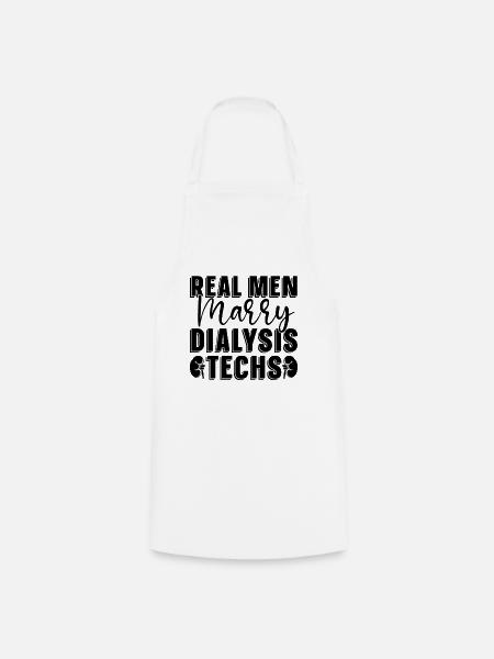 Dialyse Dialysetechniker Nephrologie Geschenkidee - Kochschürze - Weiß