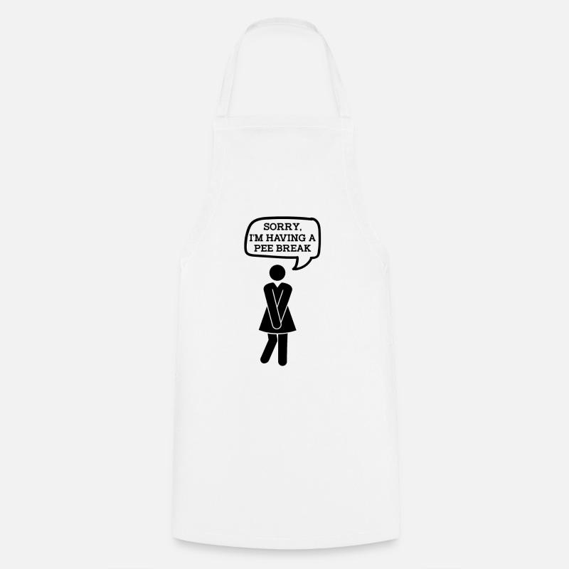 Annonce de grossesse drôle J’ai un - Tablier de cuisine - blanc