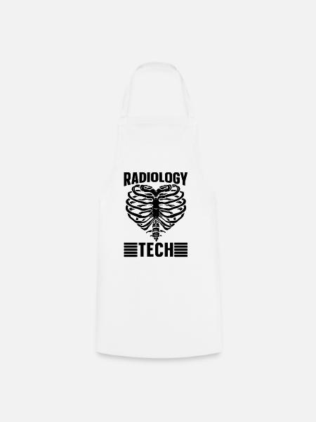 Radiologie Rad Techs Röntgentechniker Geschenkidee - Kochschürze - Weiß