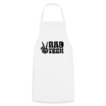 Technicien en radiologie Rad Tech Idée cadeau - Tablier de cuisine - blanc - Devant - AI Model Male 185 dark (185cm)