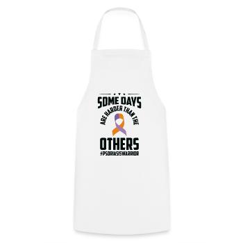 Psoriasis Warrior Some Days are Harder Awareness - Cooking Apron - white - Front - AI Model Male 185 dark (185cm)