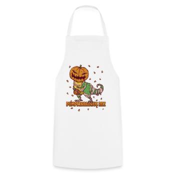 Pumpkinsaurus Dinosaure Drôle Halloween T Rex - Tablier de cuisine - blanc - Devant - AI Model Male 185 dark (185cm)