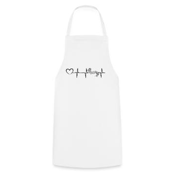 Heartbeat Scolopendra Heartbeat Centipede - Cooking Apron - white - Front - AI Model Male 185 dark (185cm)