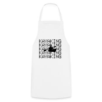 Kayak - Tablier de cuisine - blanc - Devant - AI Model Male 185 dark (185cm)