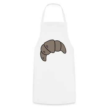 Croissant - Cooking Apron - white - Front - AI Model Male 185 dark (185cm)