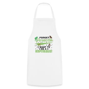 Herpetologist Girls Reptiles Amphibians - Cooking Apron - white - Front - AI Model Male 185 dark (185cm)