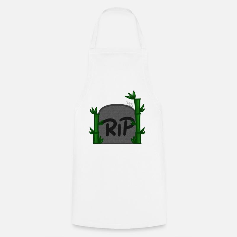 Rip! By Pousse2Bambou ! - Cooking Apron - white