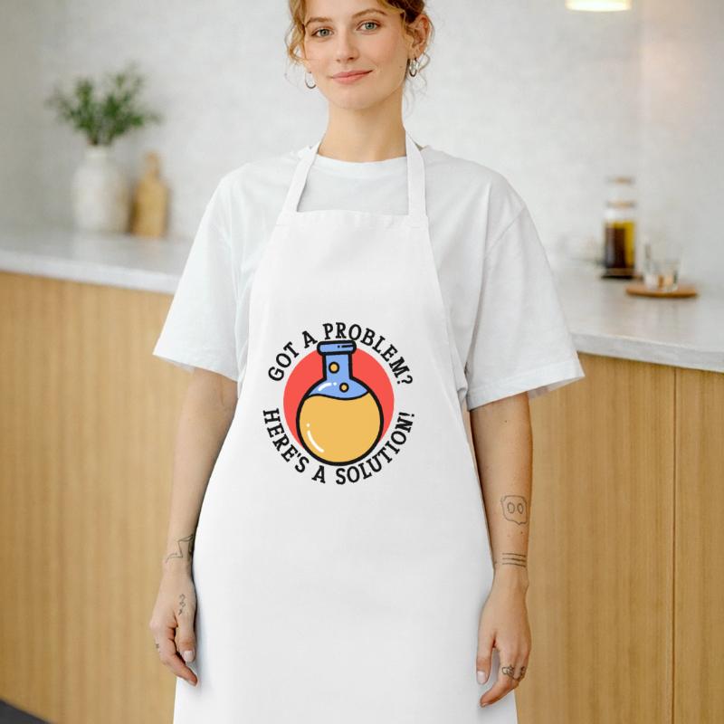 Problem Solution Scientific Solving Science Cooking Apron