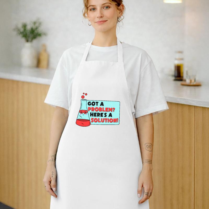 Problem Solution Scientific Solving Science Cooking Apron
