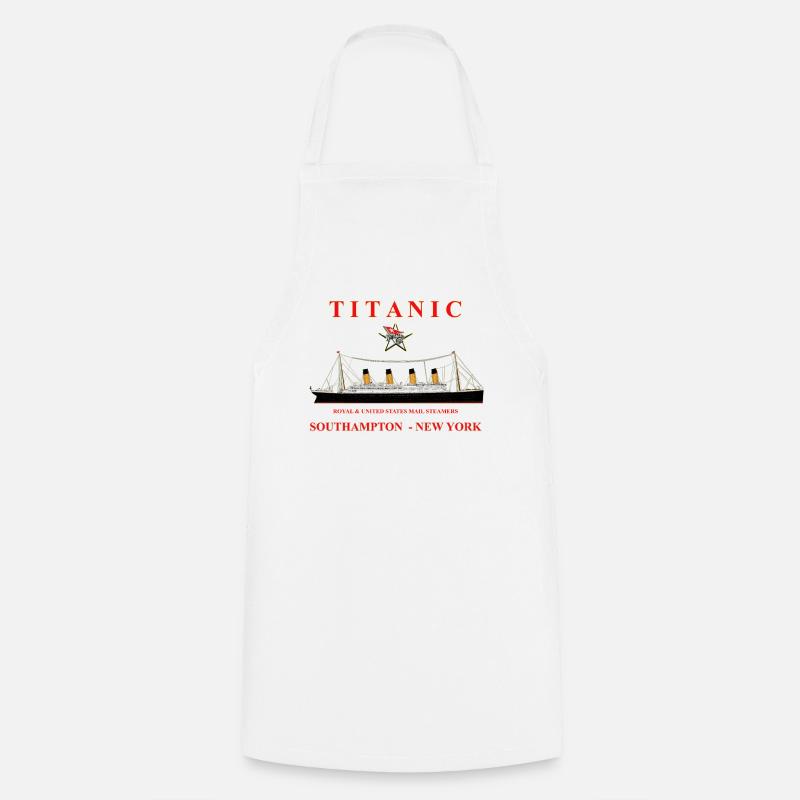 TITANIC CREATION Louis RUNEMBERG © Adagp - Tablier de cuisine - blanc