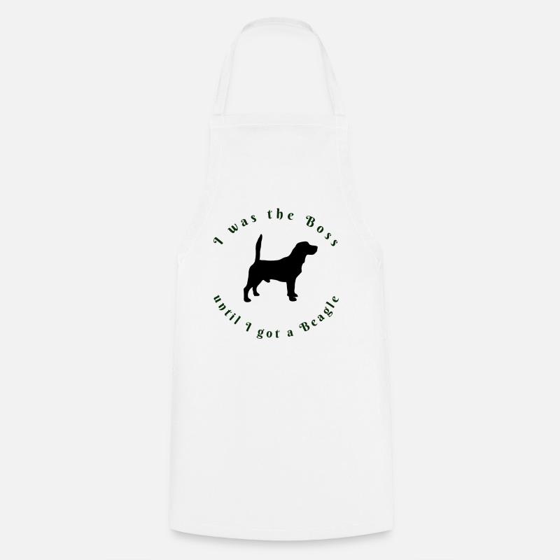 I Was The - Beagle Lovers Tee - Kochschürze - Weiß