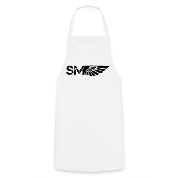 Supermoto - Tablier de cuisine - blanc - Devant - AI Model Male 185 dark (185cm)